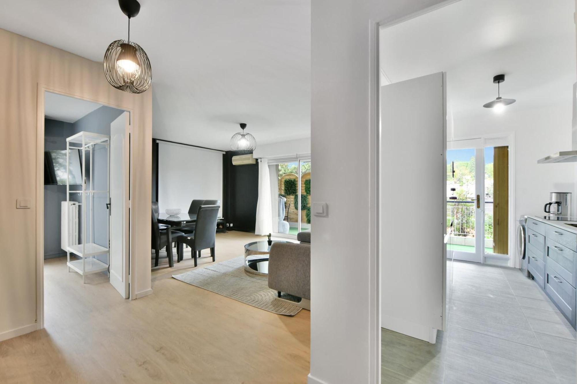 Le Sun Valley - Videoprojecteur Et Terrasse Zen Cannes Dış mekan fotoğraf